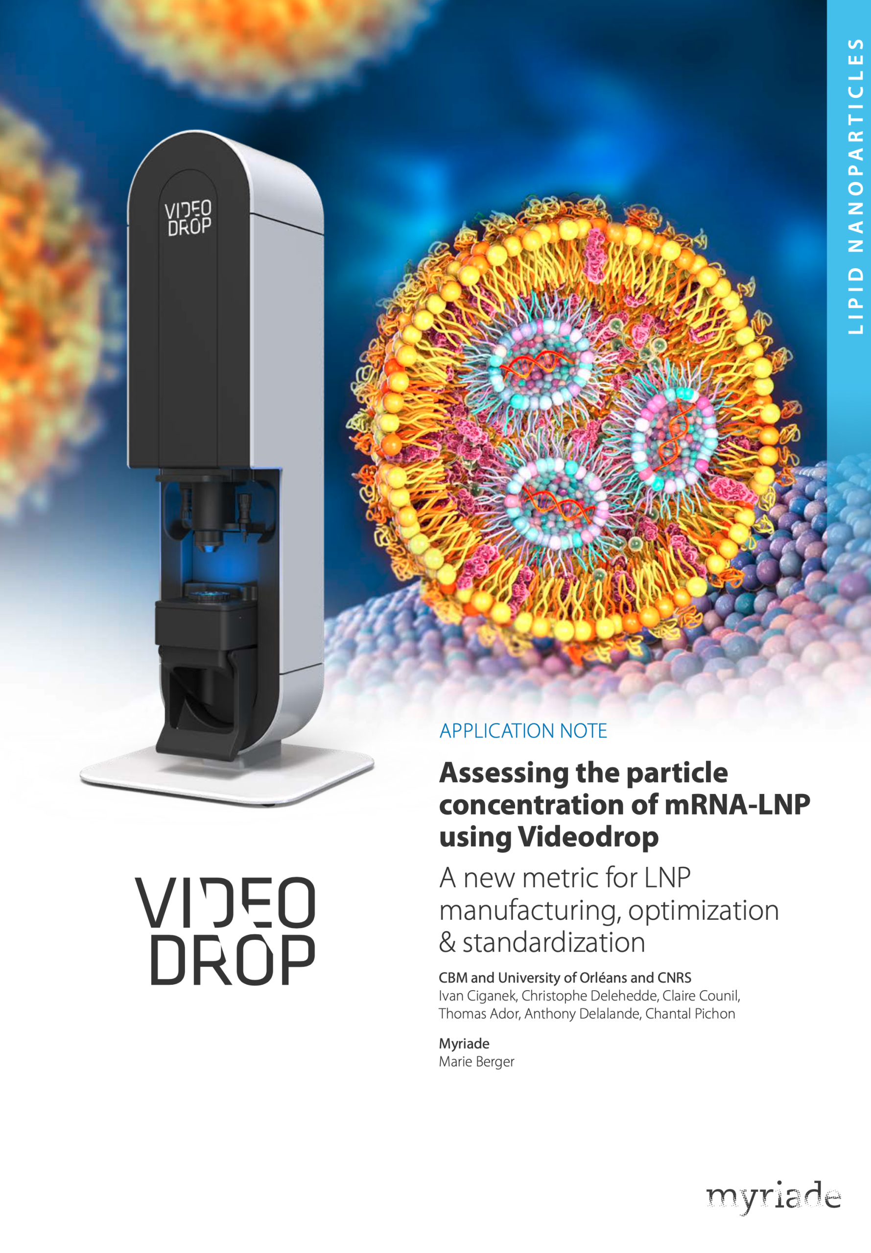 Assessing the particle concentration of mRNA-LNP using Videodrop